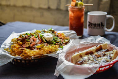 Frank Secret Fries and Poutine Dog