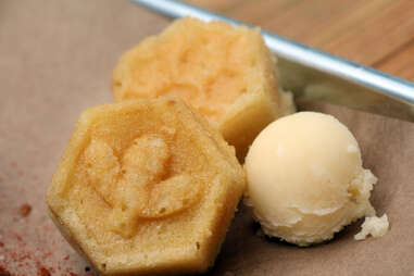 Corn muffins at Honey Butter Fried Chicken in Avondale