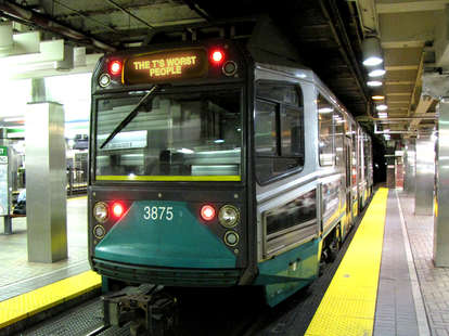 MBTA Green Line in Boston