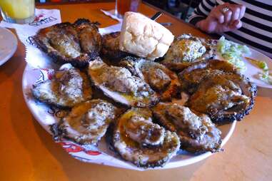 Charbroiled oysters