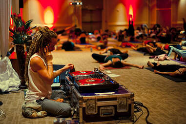 dj at yoga