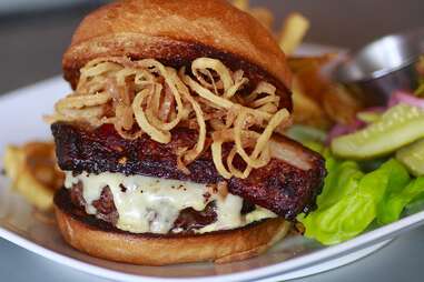Chef Rick's Favorite Burger at Bistro Marquee. 