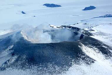 erebus on antarctica 