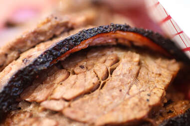 Kerlin's BBQ brisket close-up