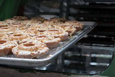 Almond glazed doughnuts from the Doughnut Vault Van