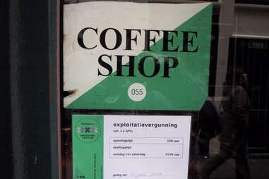 Coffee shop license Amsterdam