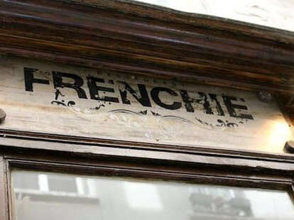 Sign at Frenchie Paris