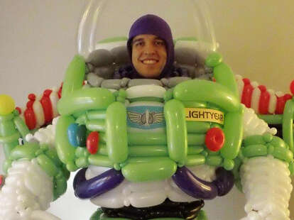 Buzz Lightyear balloon costume