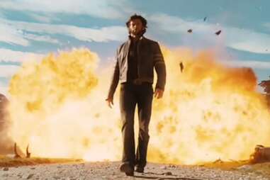Hugh Jackman Wolverine explosion